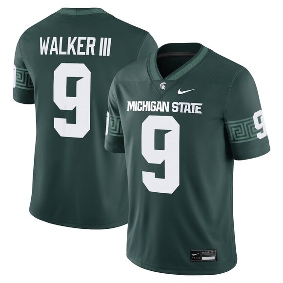 Mens or Youths Choose Kenneth Walker III Green Jersey Stitched Vapor